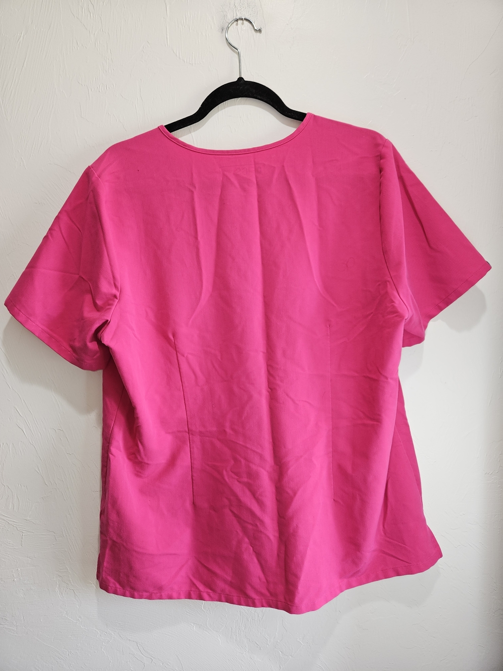 FIGS Scrubs Set Hot Pink V-Neck Top & Jogger Pants Womens Size XL Extra Large - Picture 10 of 15